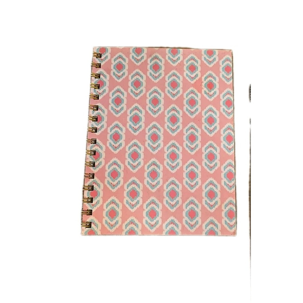 Trends A5‎ size spiral college ruled journal / Notebook; Pink Aztek  cover; NEW